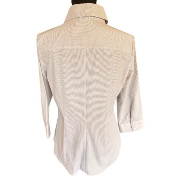New York & Company Striped Button-Down Shirt – Size Medium NWT - Picture 4 of 8